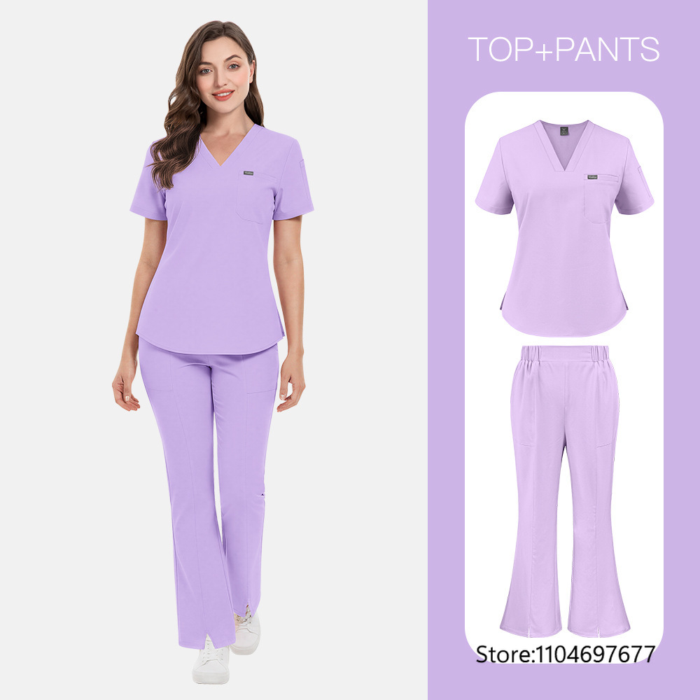 Medical Lab Gown - 여성 뷰티 살롱 작업복 의료 간호사
