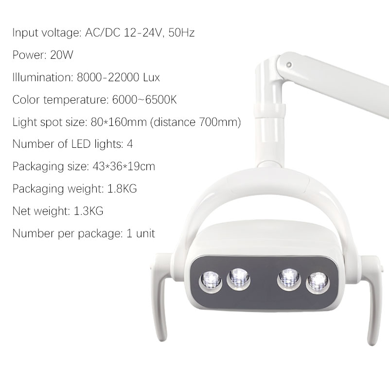 6500K 22000LUX 치과용 LED 라이트 구강  - Dental Chair Unit 리뷰 및 가격