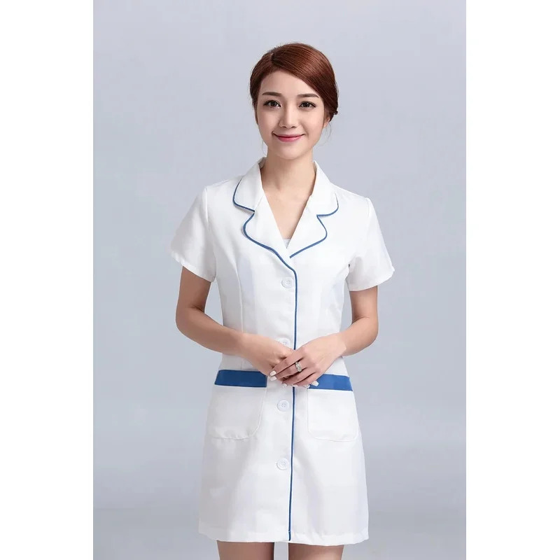 여성 병원 간호복 작업복 가운 의상 정장 흰색 실험실  - Medical Lab Gown 리뷰 및 가격