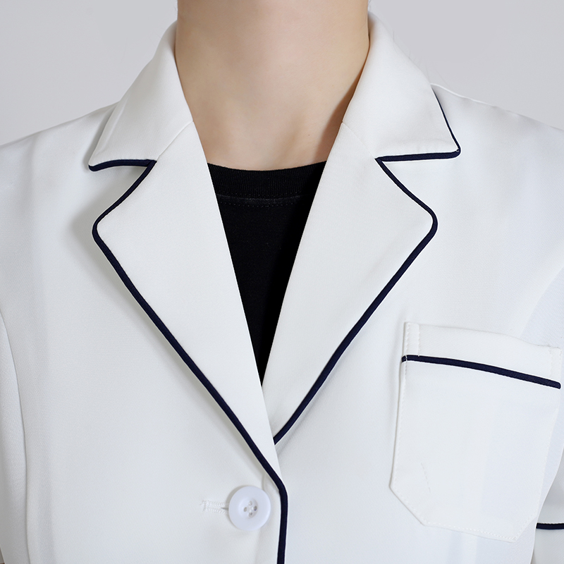 반소매 흰색 실험실 가운 의료 미용 간호사 유니폼 여성 - Medical Lab Years 리뷰 및 가격