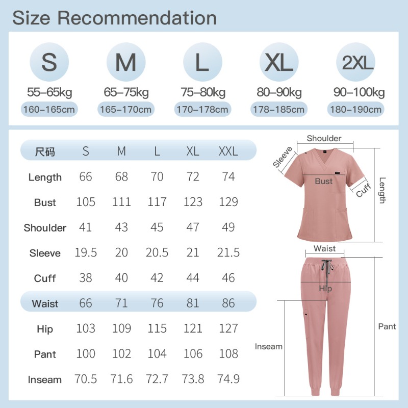 유니섹스 반소매 수술복 세트, 피부관리 및 수술실 의료 - Medical Lab Gown 리뷰 및 가격