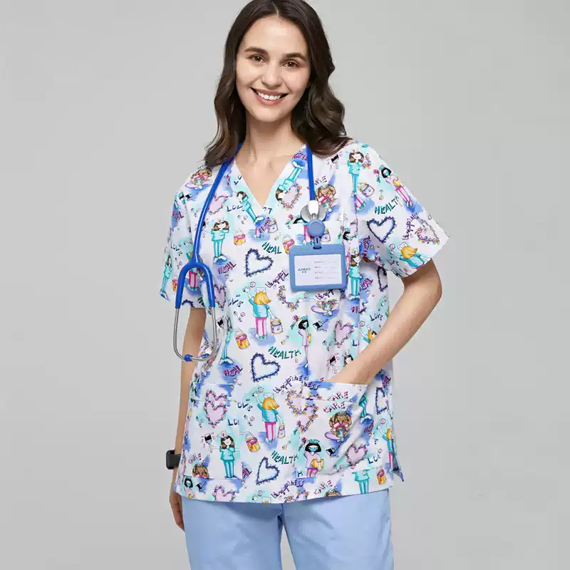 여성용 스크럽 의료복 실험실 유니폼 스크럽 유니폼 고온 - Medical Lab Gown 리뷰 및 가격